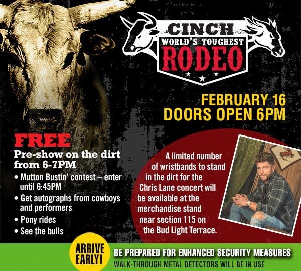 Doors Open at 6PM for the Rodeo