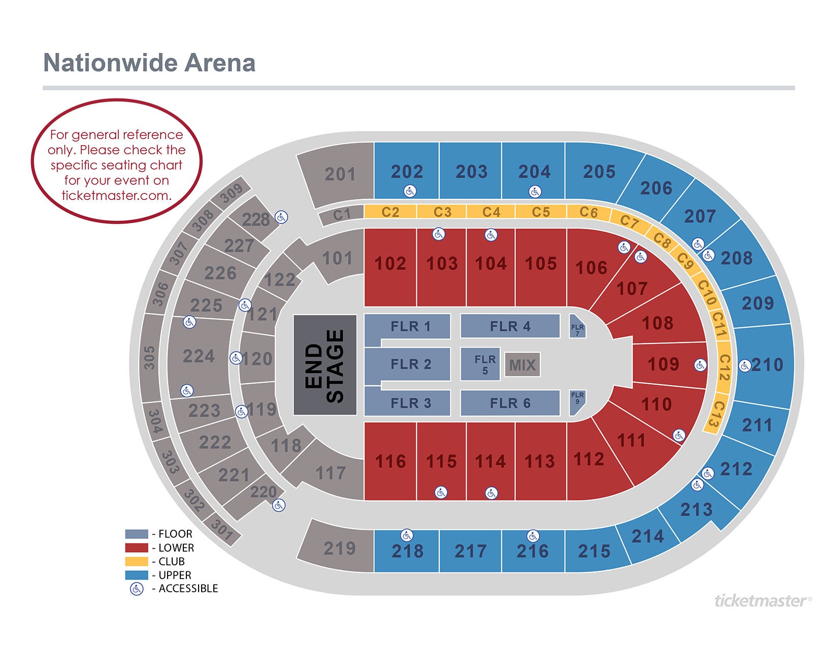 Nwa Amp Seating Chart